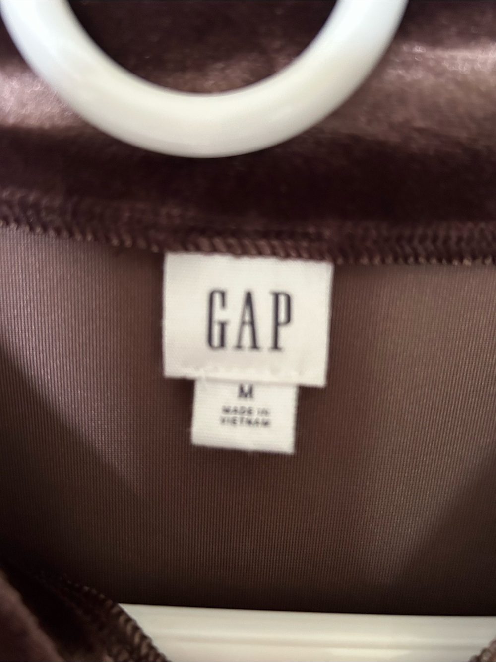 GAP Sleeveless Dark Brown Velvet Maxi Dress - Picture 3 of 5
